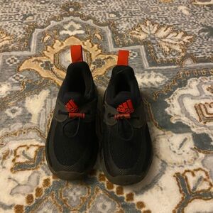 adidas Kids Black and Red Sneakers